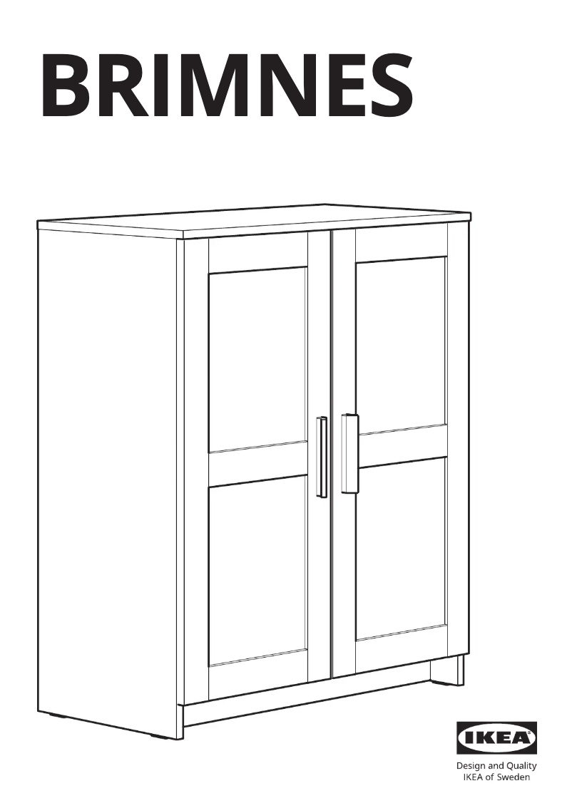 Página 1 del manual Manual de usuario Ikea BRIMNES 003.518.61