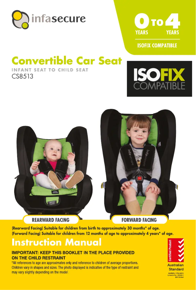 Page 1 de la notice Manuel utilisateur InfaSecure Kompressor 4 Astra CS8513