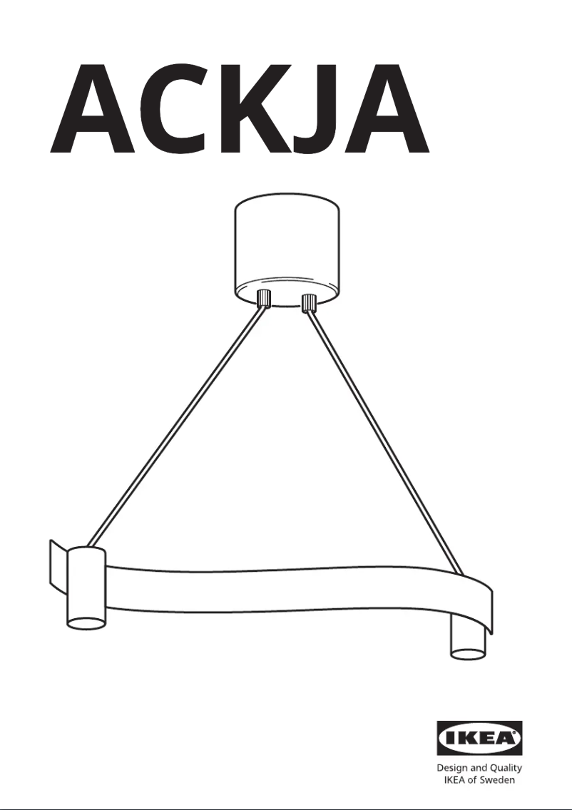 Image de la première page du manuel de l'appareil ACKJA 105.589.17