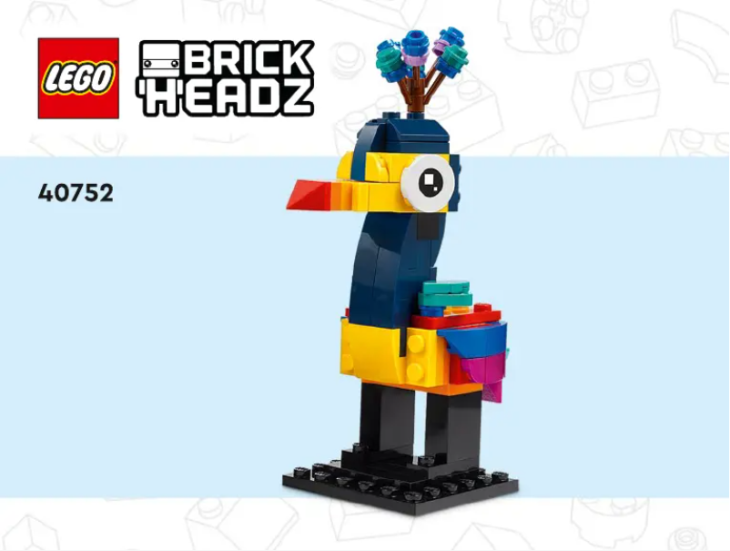 Página 1 del manual Manual de usuario Lego Brickheadz 40752