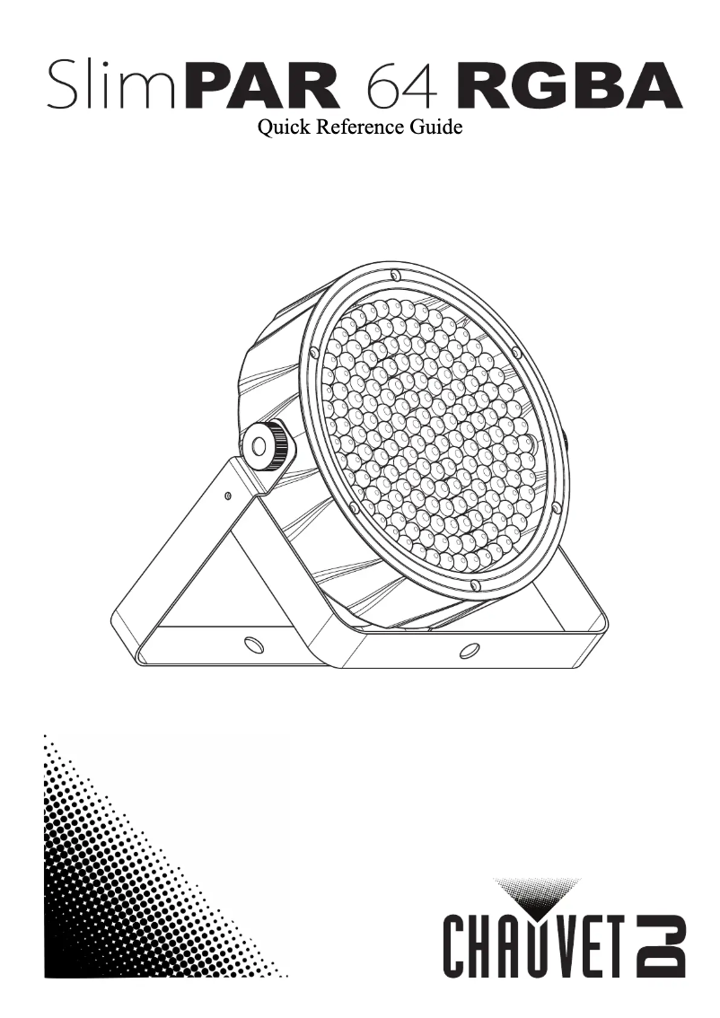 Image de la première page du manuel de l'appareil SlimPAR 64 RGBA