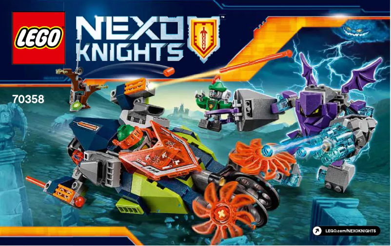 Image de la première page du manuel de l'appareil Nexo Knights 70358