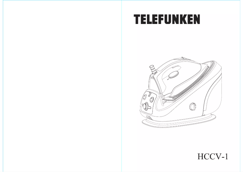 Page 1 de la notice Manuel utilisateur Telefunken HCCV-1