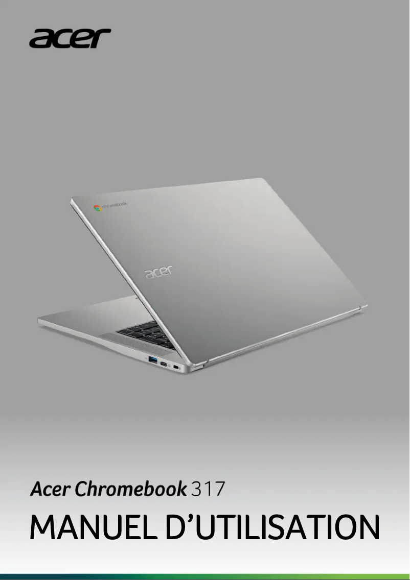 Image de la première page du manuel de l'appareil Chromebook 317