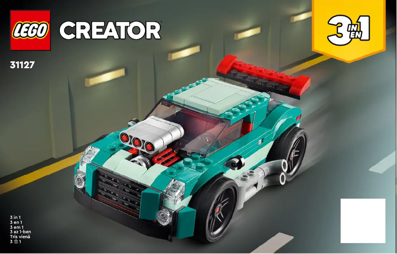 Page n°1 - Manuel utilisateur Lego Creator 31127