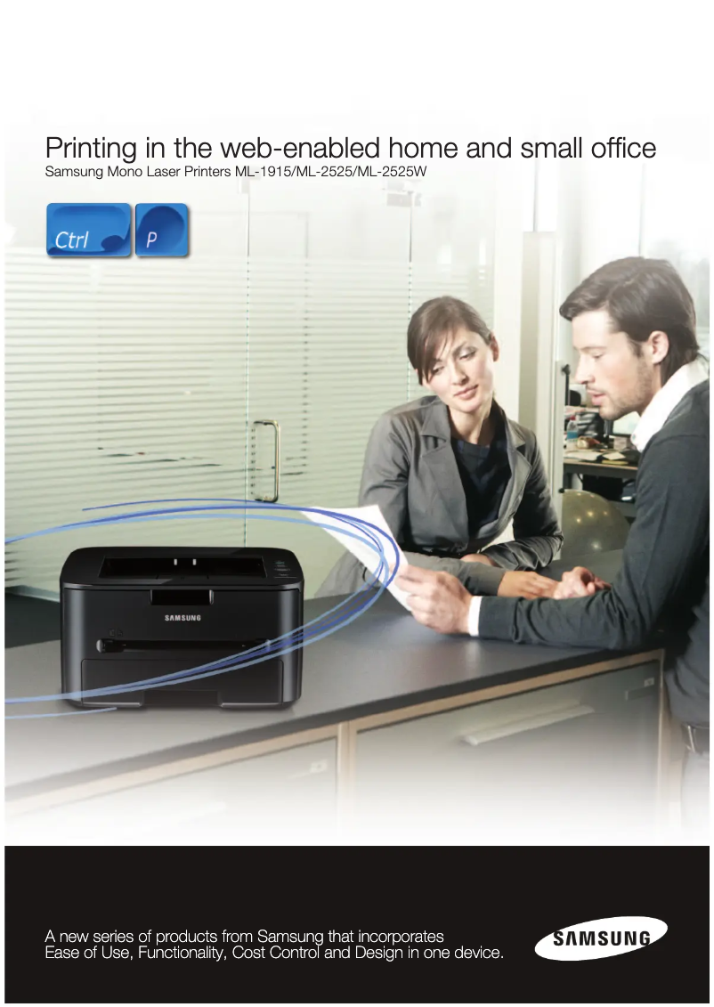 Page 1 de la notice Manuel utilisateur Samsung ML-2525