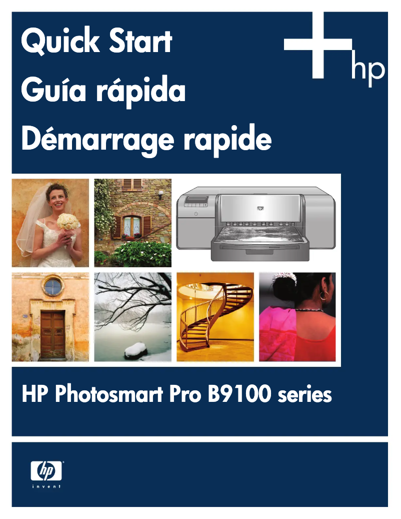 Image de la première page du manuel de l'appareil Photosmart Pro B9180