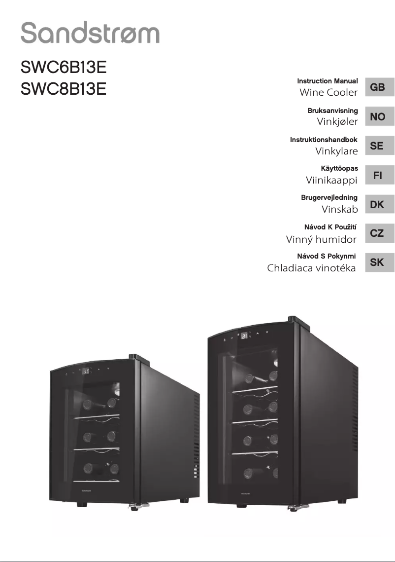 Image de la première page du manuel de l'appareil SWC6B13E
