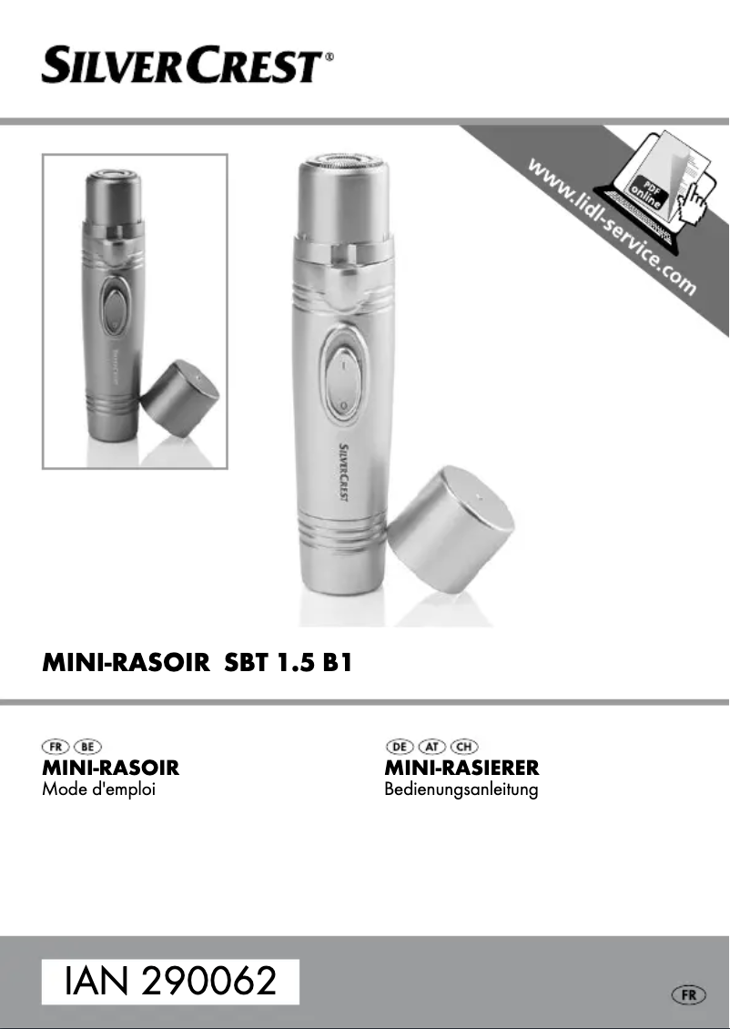 Page 1 de la notice Manuel utilisateur SilverCrest SBT 1.5 B1