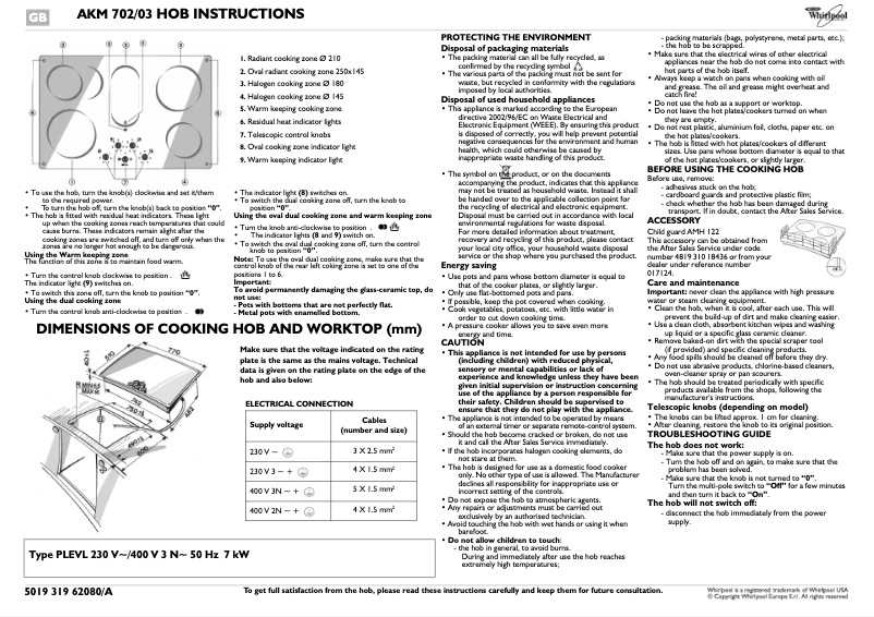 Image de la première page du manuel de l'appareil AKM 702