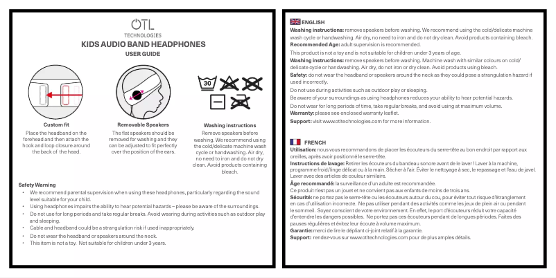 Page n°1 - Manuel utilisateur OTL Technologies Paw Patrol Skye