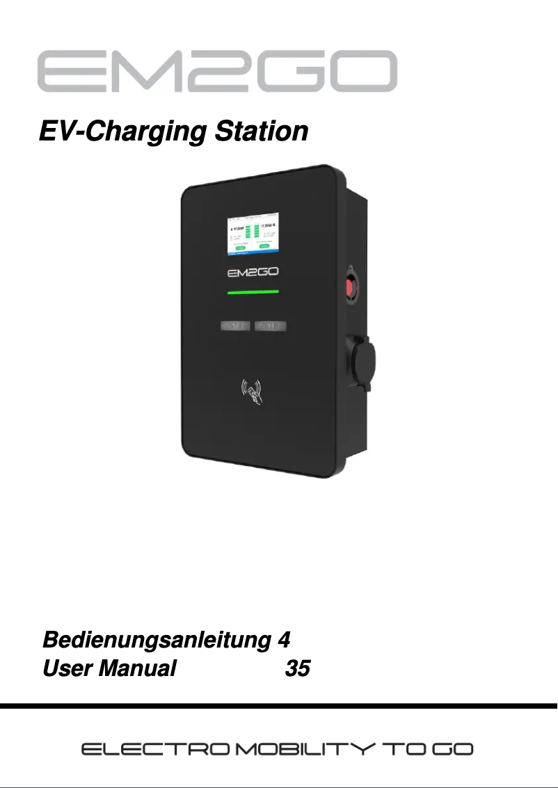 Page 1 de la notice Manuel utilisateur EM2GO EMN022ADS0GMB