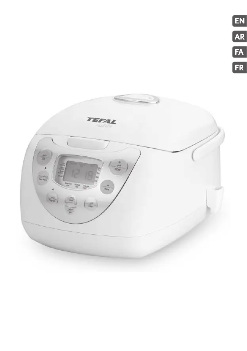 Page 1 de la notice Manuel utilisateur Tefal Delirice RK7006