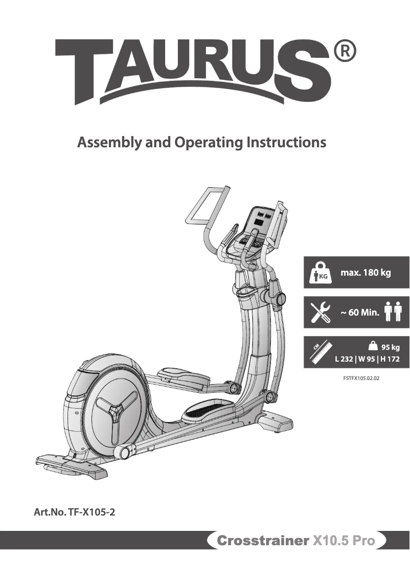 Image de la première page du manuel de l'appareil X10.5 Pro