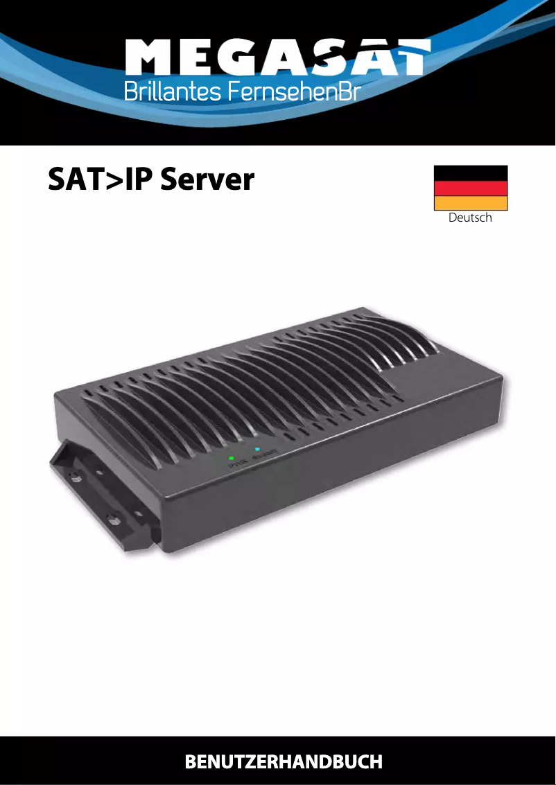 Page 1 de la notice Manuel utilisateur Megasat SAT>IP Server