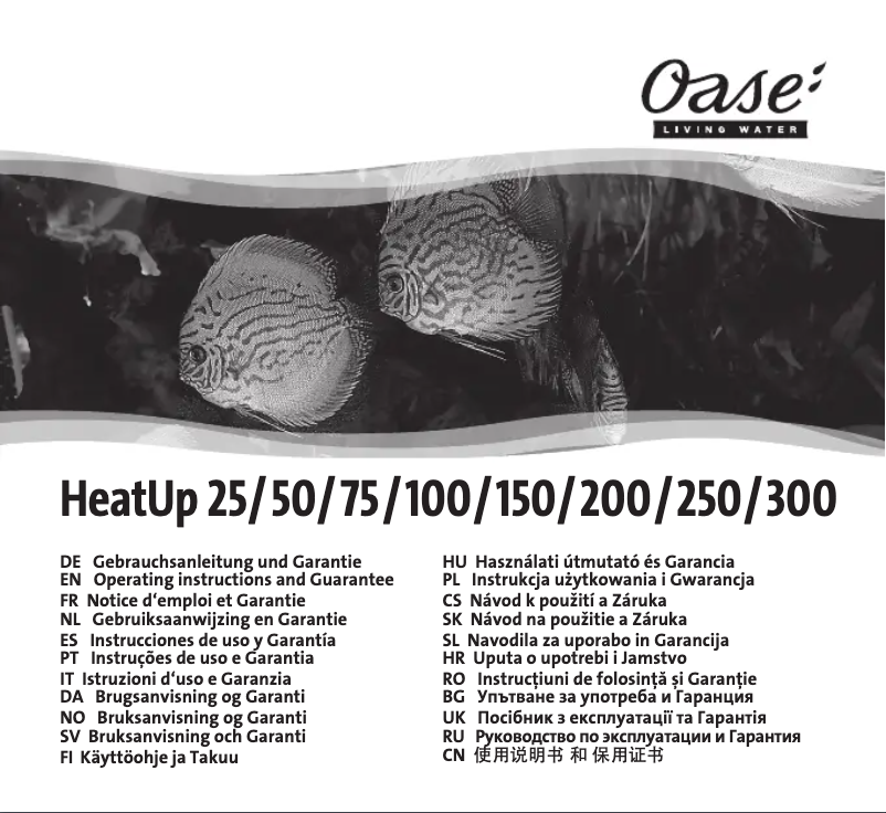 Image de la première page du manuel de l'appareil HeatUp 25