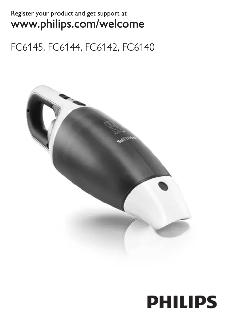 Page n°1 - Manuel utilisateur Philips MiniVac FC6145
