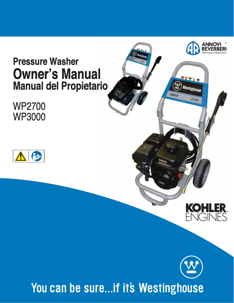 Página 1 del manual Manual de usuario Westinghouse WP2700