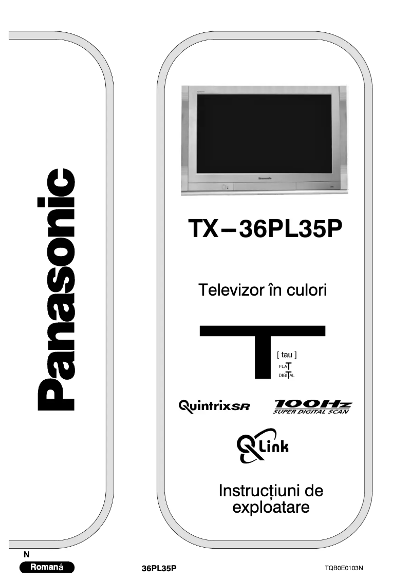 Página 1 del manual Manual de usuario Panasonic TX-36PL35P