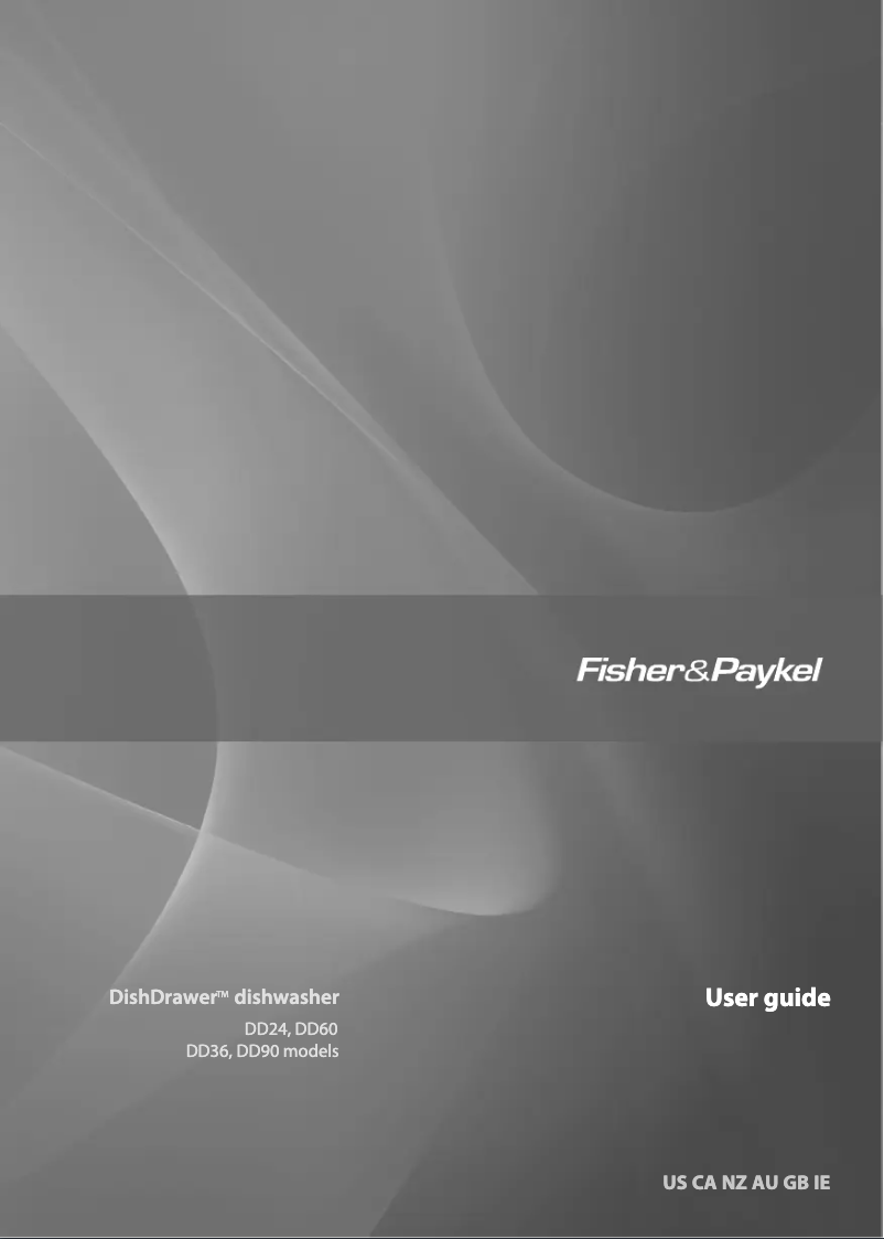 Page 1 de la notice Manuel utilisateur Fisher & Paykel DishDrawer DD24DCW7