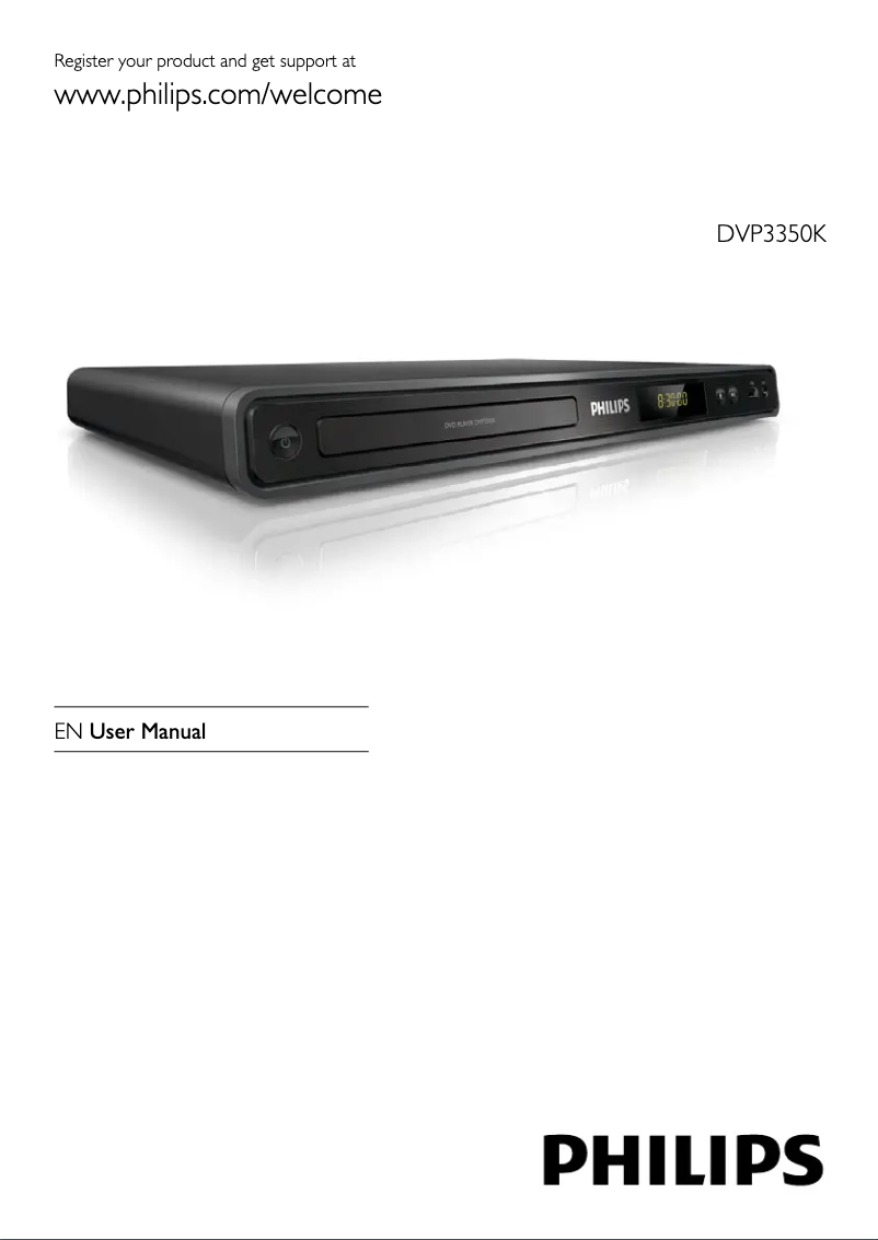 Page 1 de la notice Manuel utilisateur Philips HTP3350KM