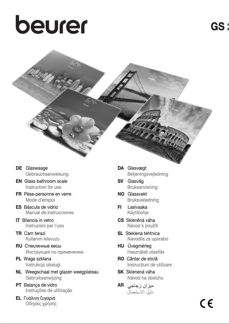 Image de la première page du manuel de l'appareil GS 215