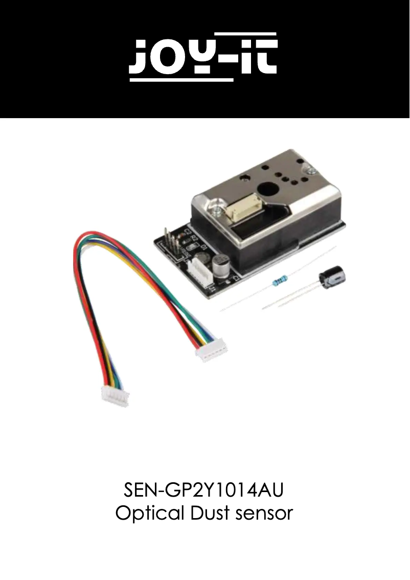 Page 1 de la notice Manuel utilisateur Joy-It SEN-GP2Y1014AU