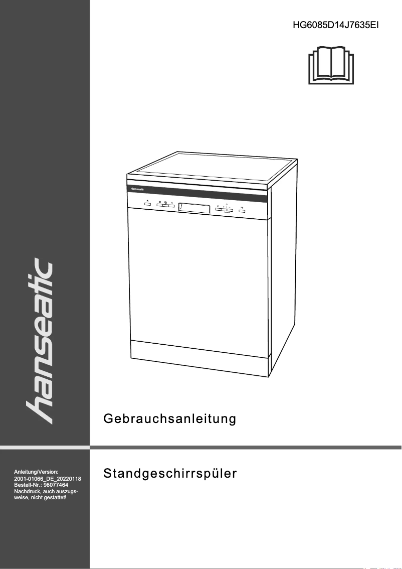 Page n°1 - Manuel utilisateur Hanseatic HG6085D14J7635EI