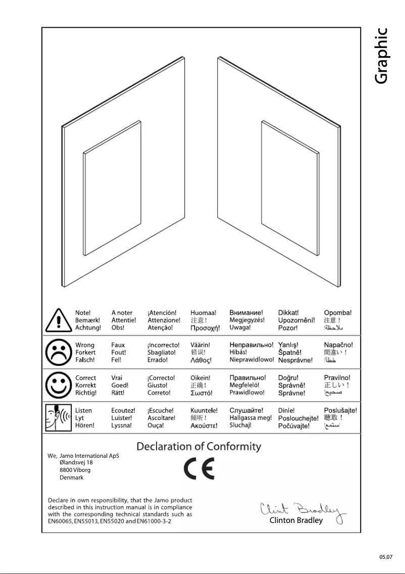 Image de la première page du manuel de l'appareil Graphic