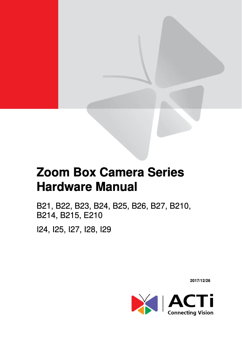 Página 1 del manual Manual de usuario ACTi B215