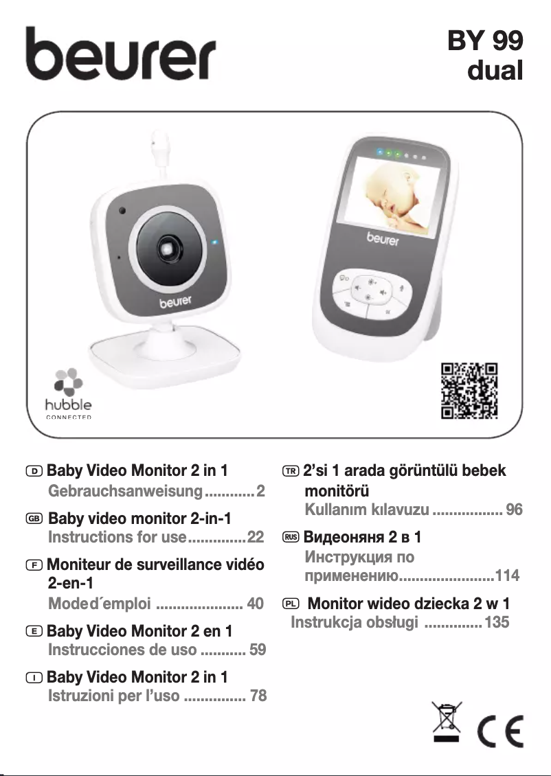 Página 1 del manual Manual de uso y mantenimiento Beurer BY 99 Dual