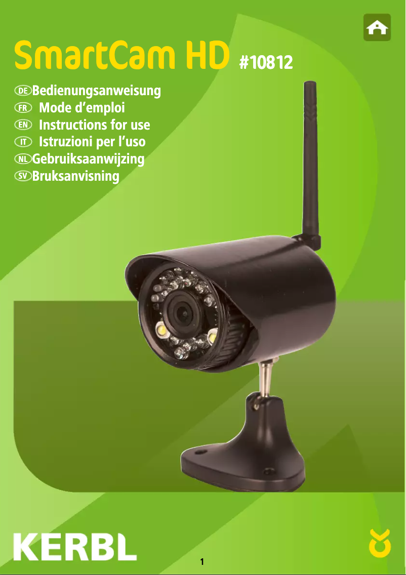 Page n°1 - Manuel utilisateur Kerbl SmartCam HD