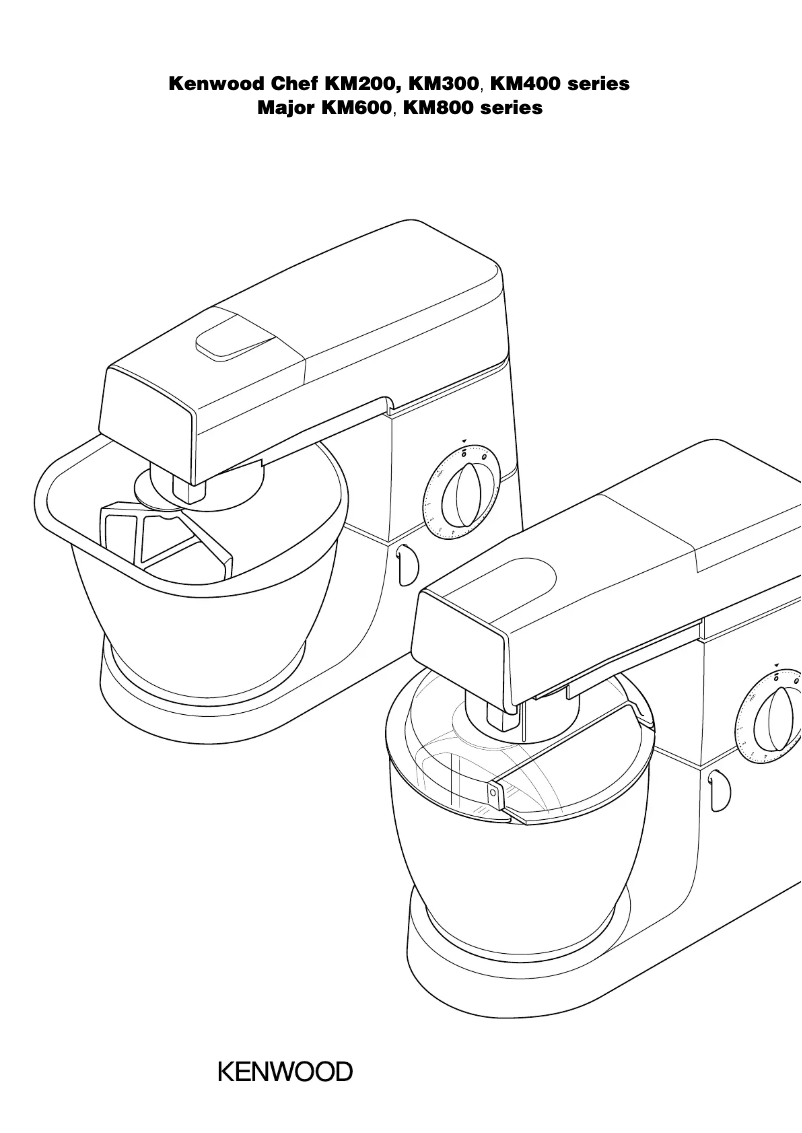 Page n°1 - Manuel utilisateur Kenwood KM316