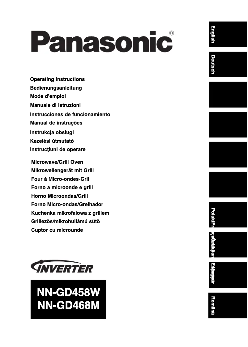 Page 1 de la notice Manuel utilisateur Panasonic NN-GD468