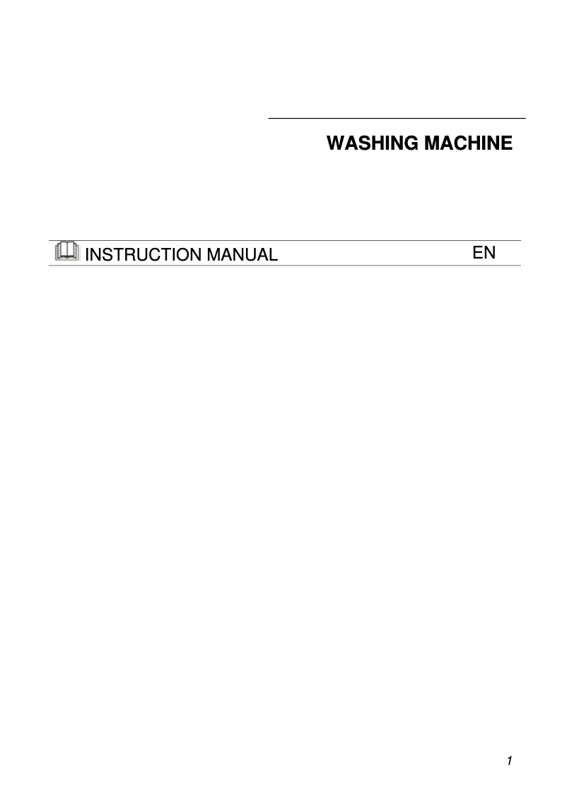 Page n°1 - Manuel utilisateur Gorenje WI73140