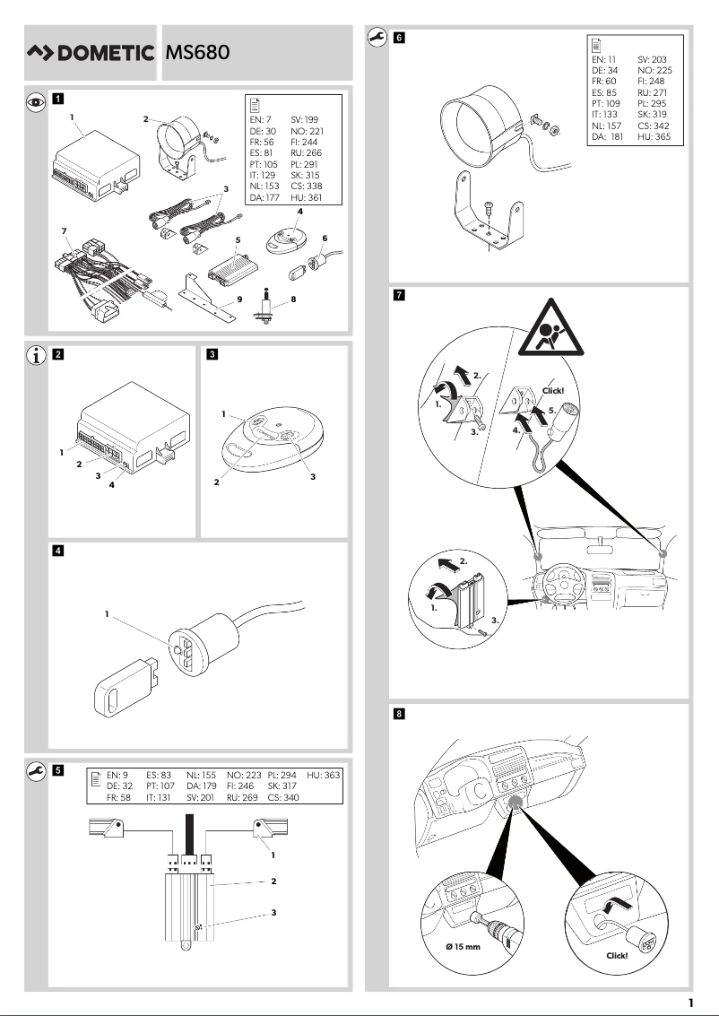 Image de la première page du manuel de l'appareil MagicSafe MS 680