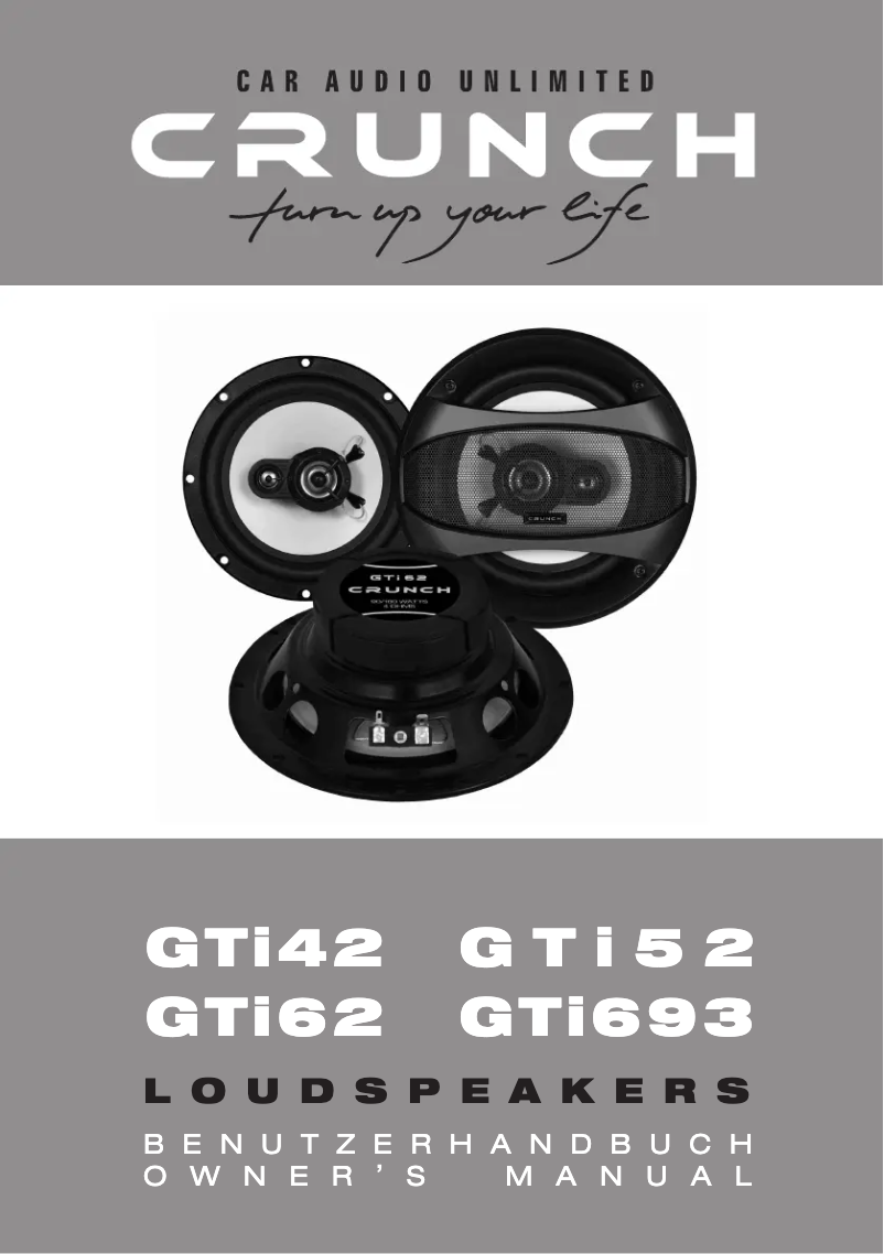 Image de la première page du manuel de l'appareil GTi62