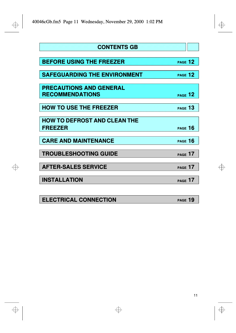Image de la première page du manuel de l'appareil AFG 387/G