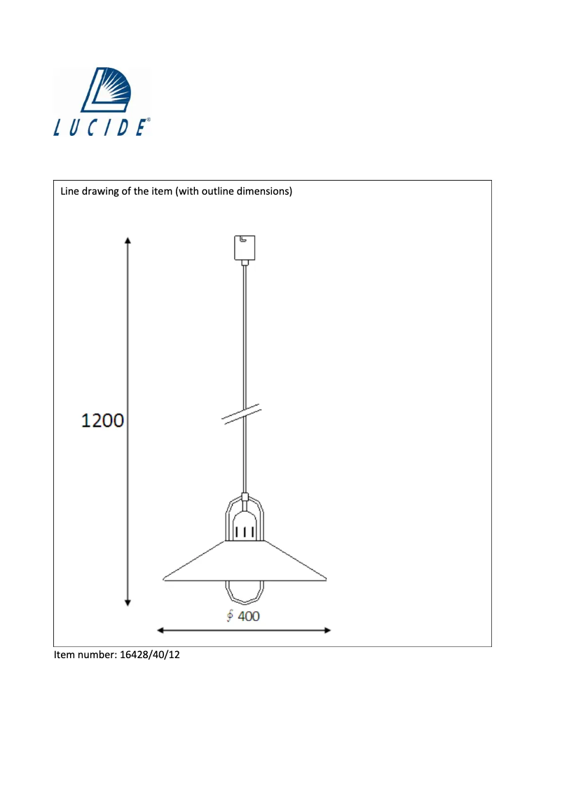 Page n°1 - Manuel utilisateur Lucide Marco 16428/40/12