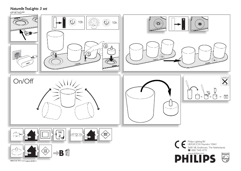 Page 1 de la notice Manuel utilisateur Philips Naturelle
