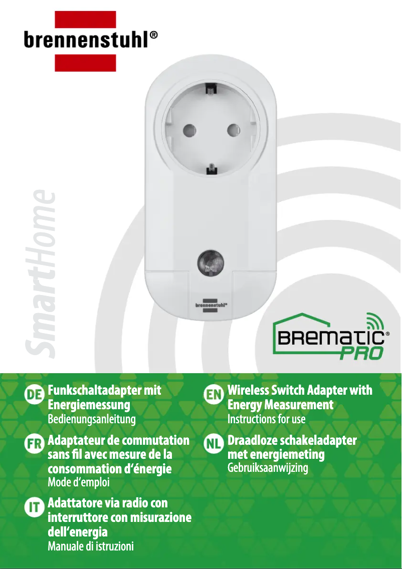 Page n°1 - Manuel utilisateur Brennenstuhl BrematicPRO FA EM868 01