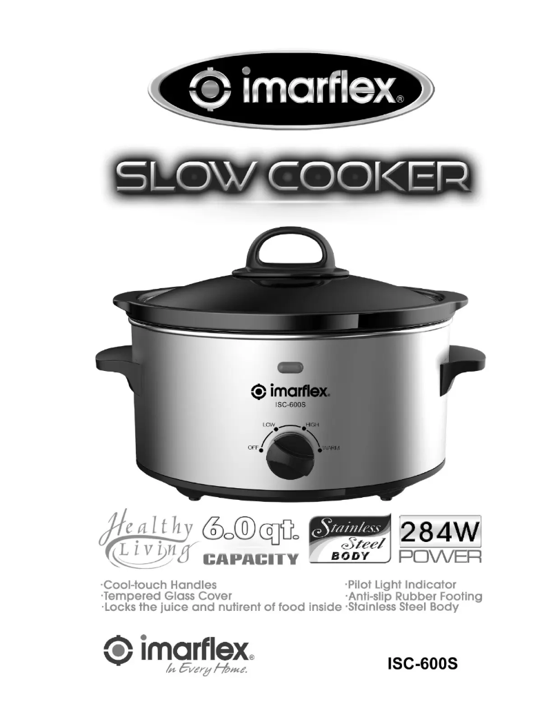 Page n°1 - Manuel utilisateur Imarflex ISC-600S