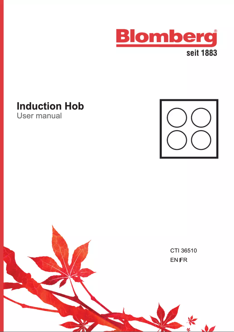 Page n°1 - Manuel utilisateur Blomberg CTI36510