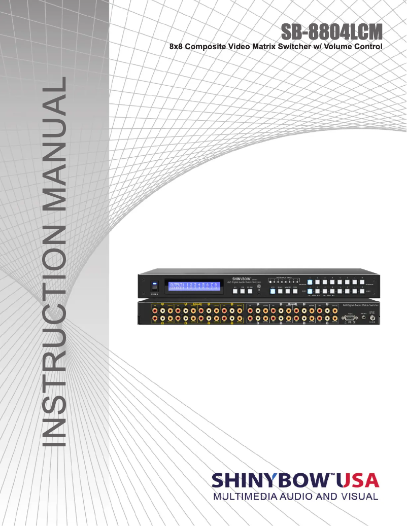 Página 1 del manual Manual de usuario Shinybow SB-8804