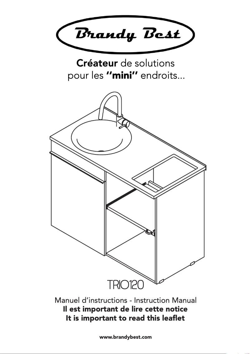 Image de la première page du manuel de l'appareil TRIO120