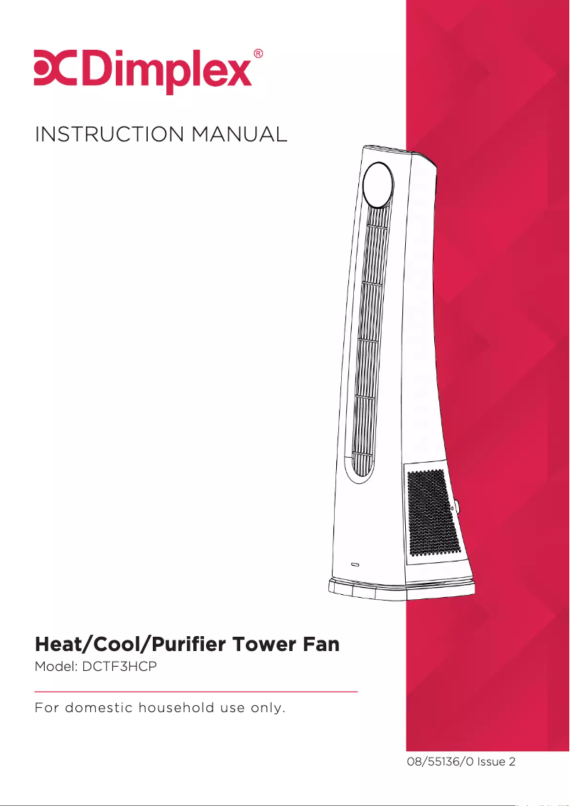 Página 1 del manual Manual de usuario Dimplex DCTF3HCP