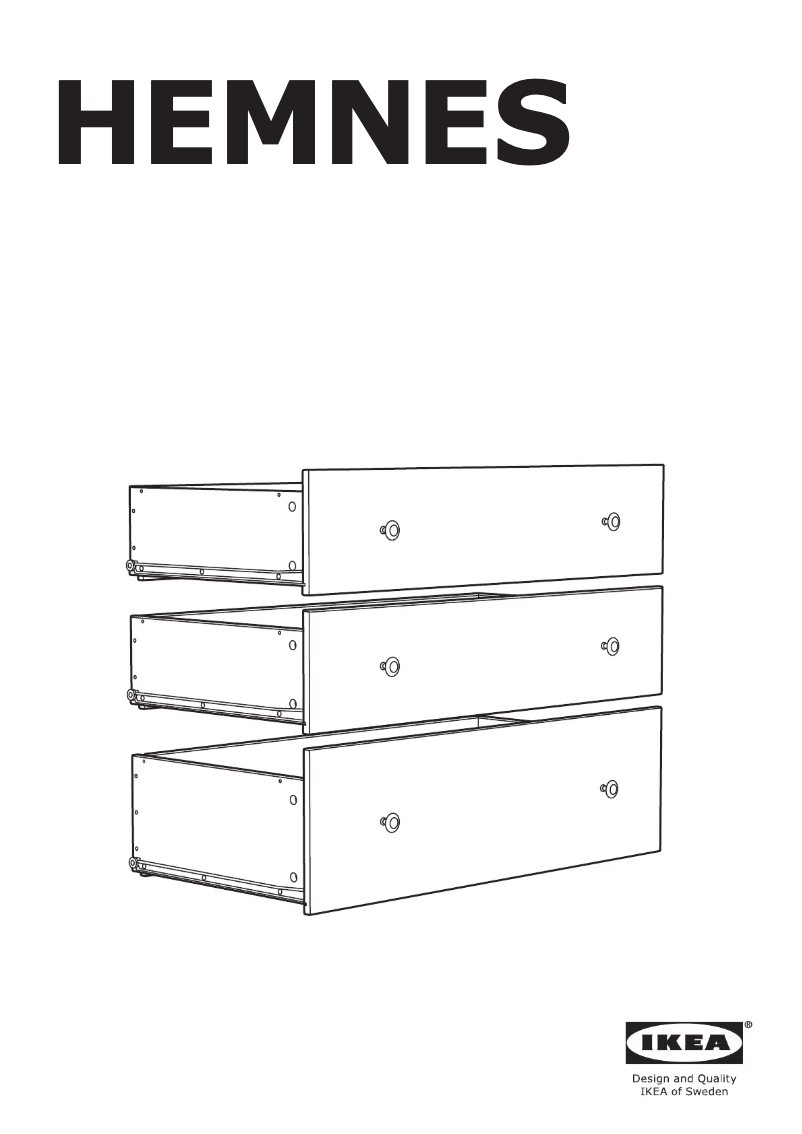 Página 1 del manual Manual de usuario Ikea HEMNES 103.556.89
