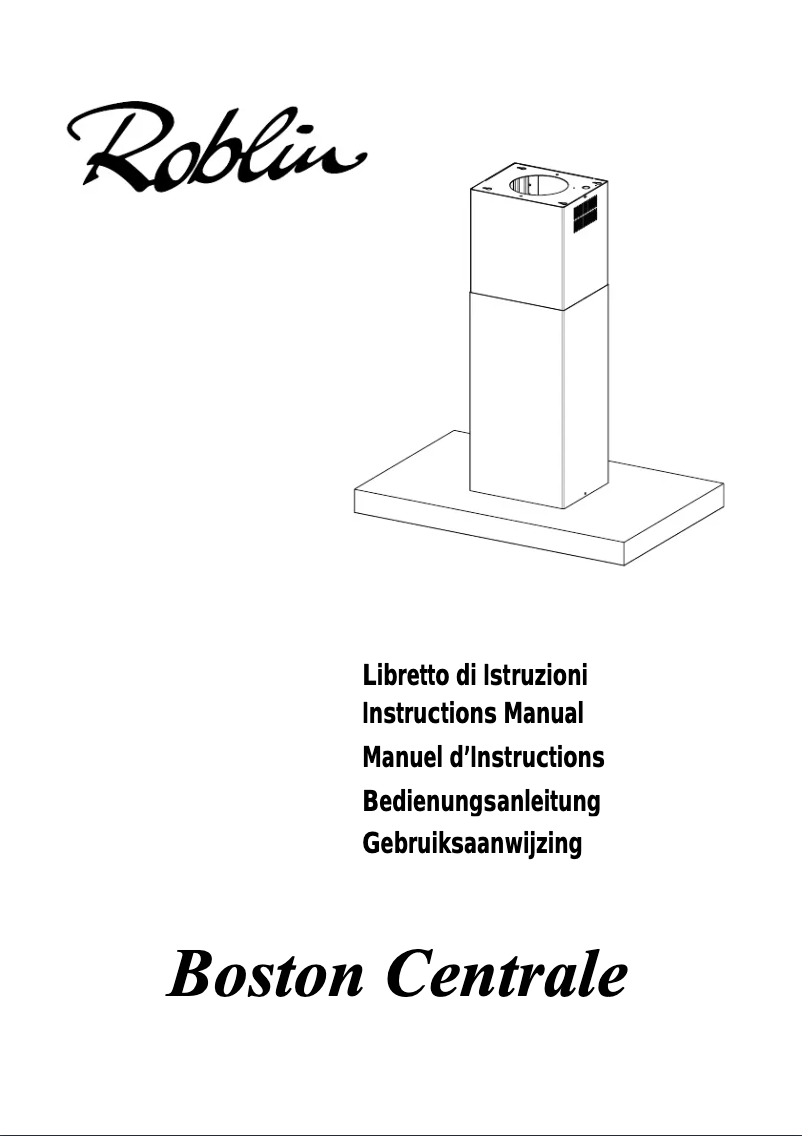 Page n°1 - Manuel utilisateur Roblin Boston/2 1200