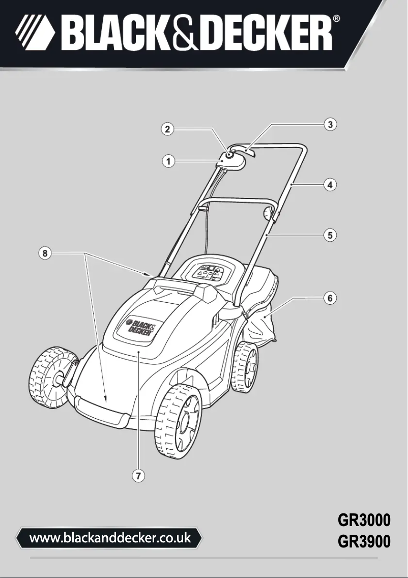 Página 1 del manual Manual de usuario Black & Decker GR3900