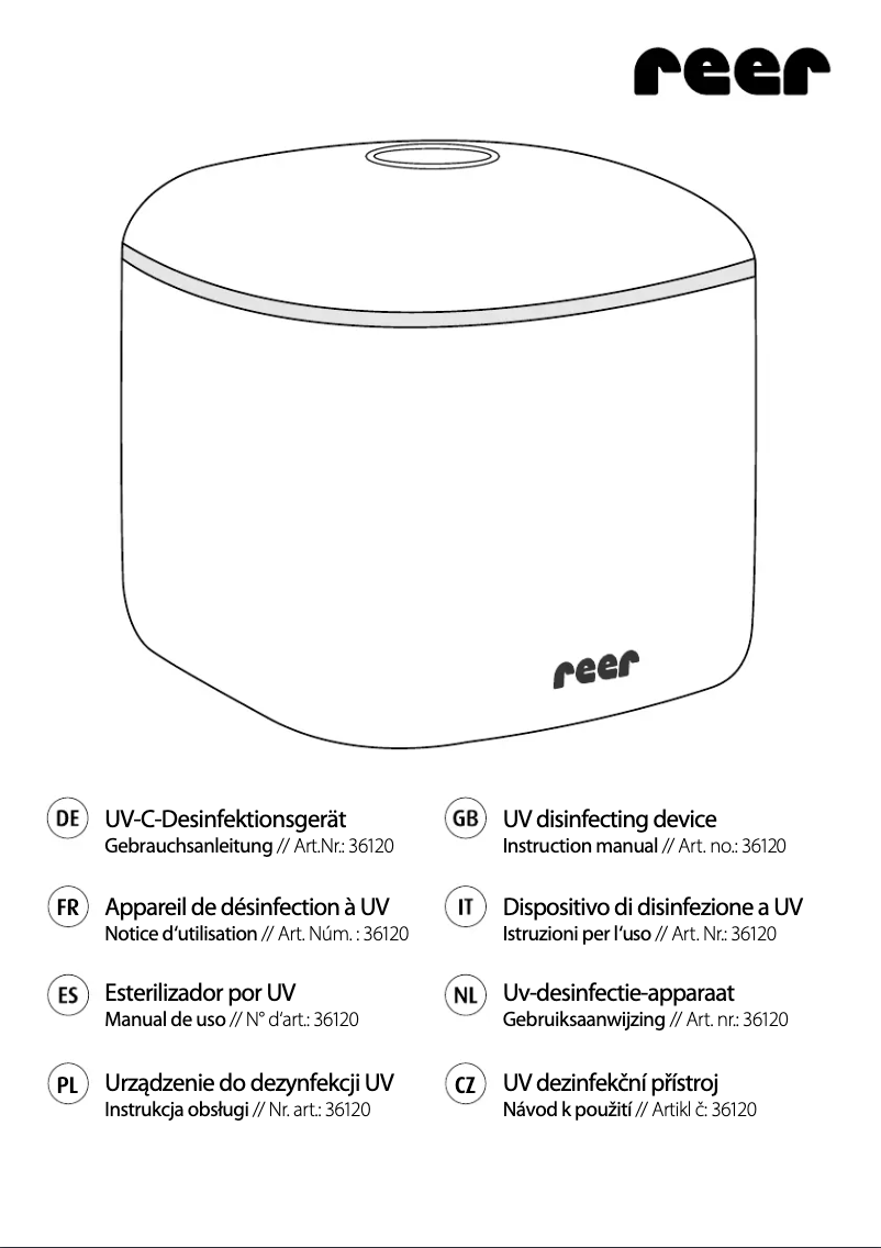 Image de la première page du manuel de l'appareil 36120
